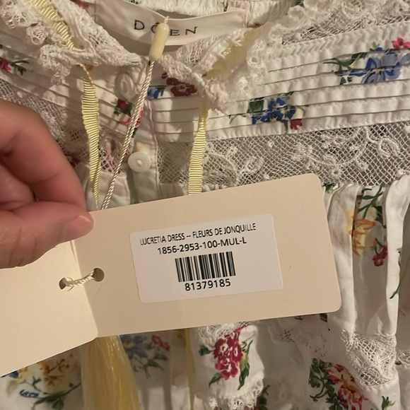 DOEN Lucretia Floral Dress Size L NWT - Picture 11 of 16
